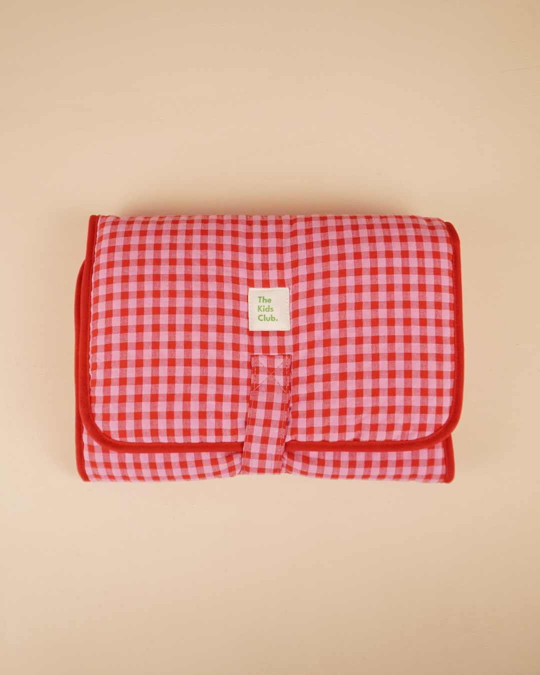 Cambiador Vichy Rojo Rosa - The Kids Club