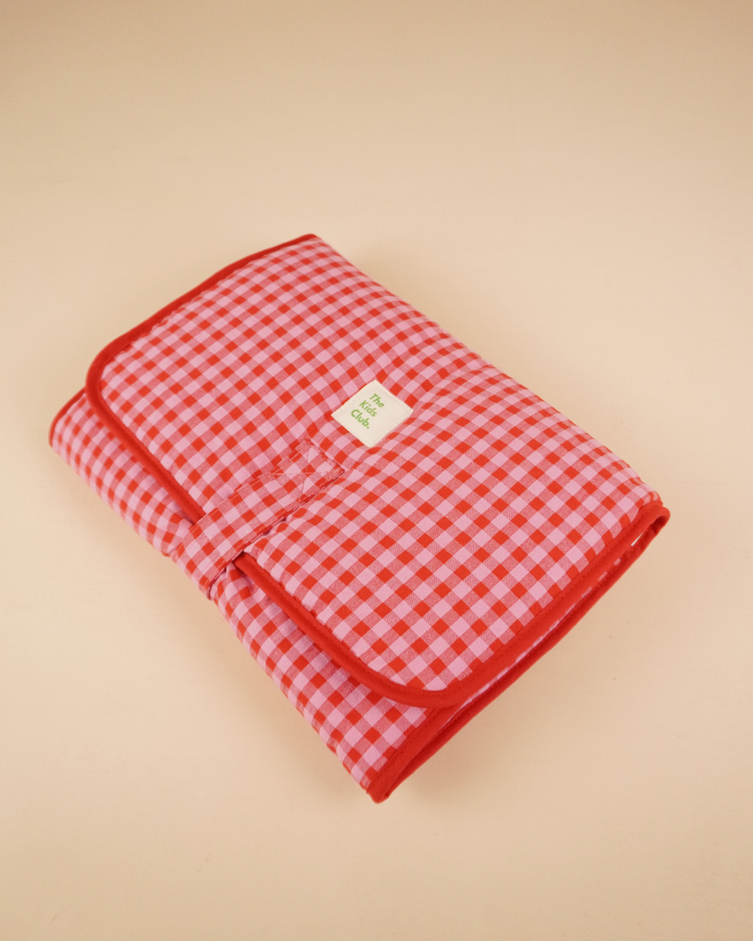Cambiador Vichy Rojo Rosa - The Kids Club