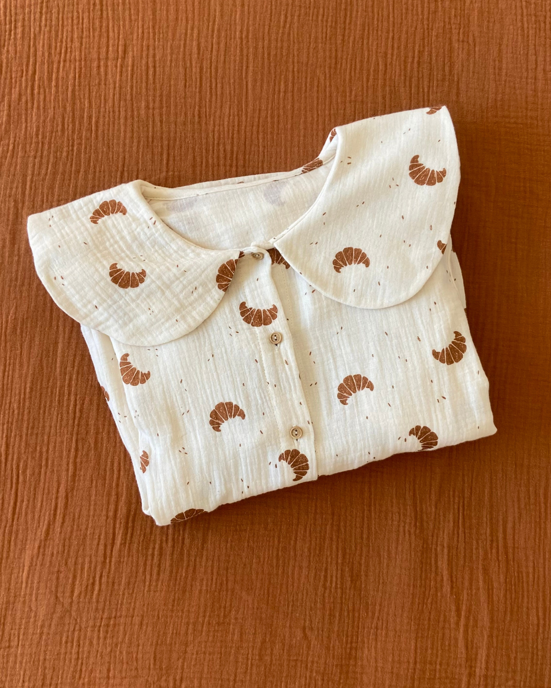 Camisa Estampado Croissant - The Kids Club
