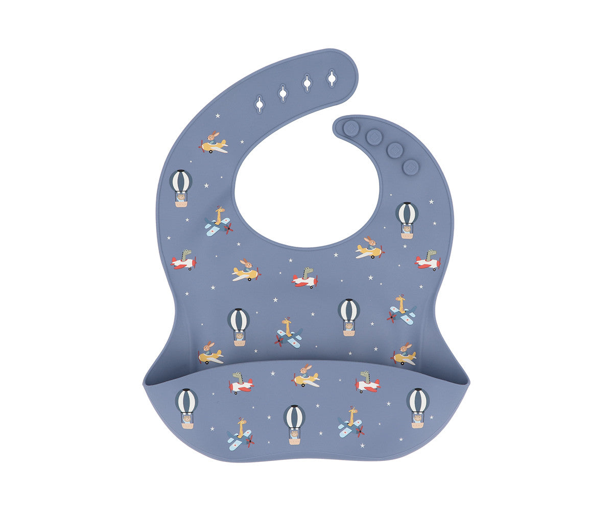 Babero Silicona - Planes - Tutete - The Kids Club