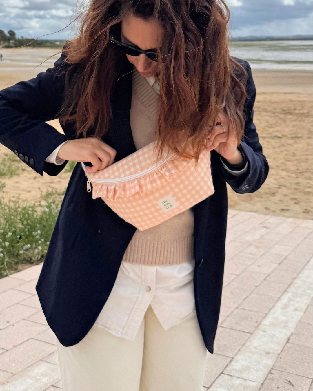 RIÑONERA VICHY MELOCOTÓN