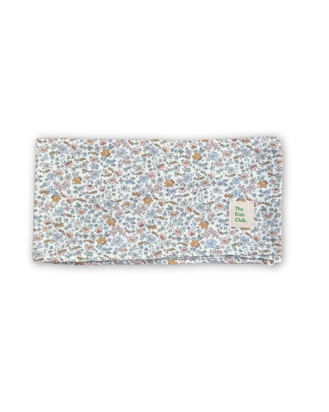 Muselina de algodón orgánico para bebé – Estampado Flores