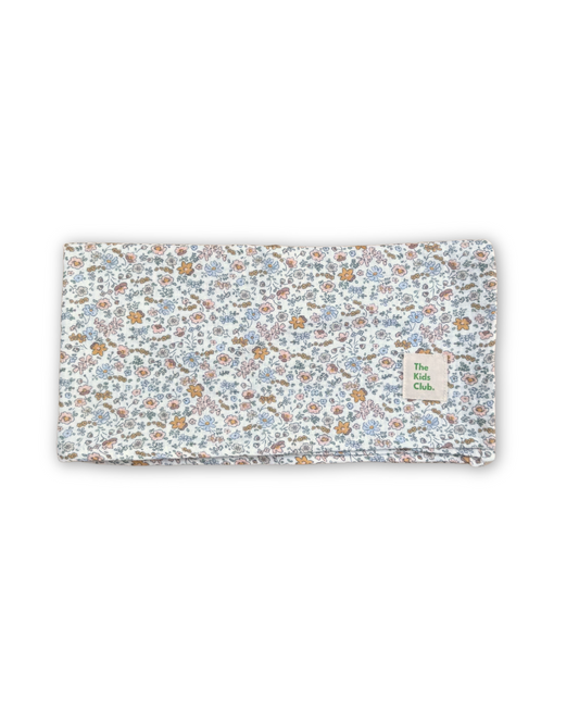 Muselina de algodón orgánico para bebé – Estampado Flores