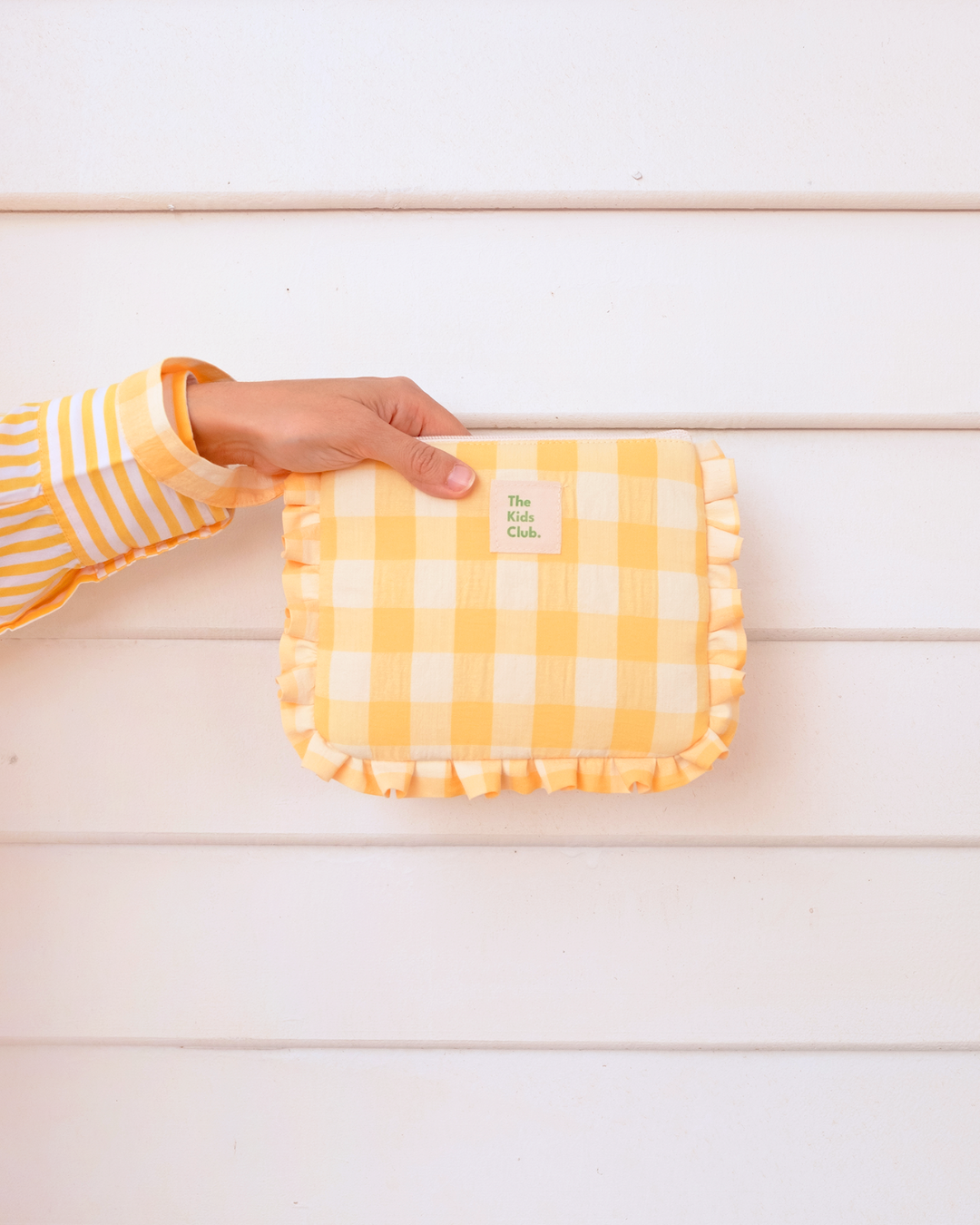 Bolso de Mano Vichy Amarillo Sunny - The Kids Club