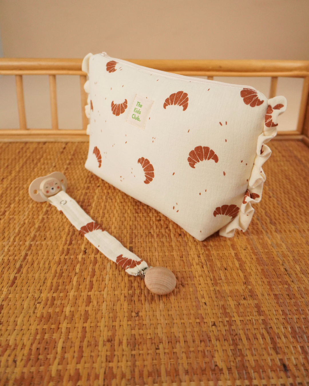 Chupetero Estampados Croissants - The Kids Club