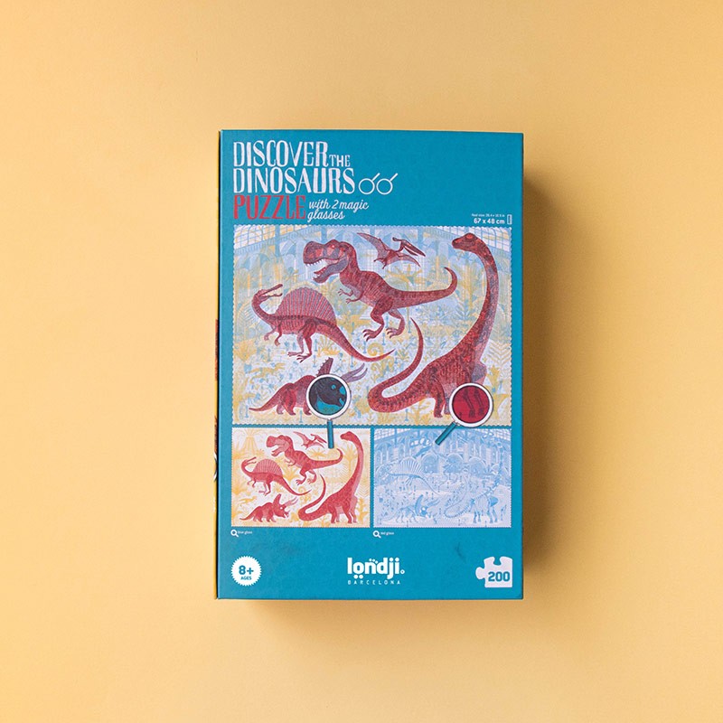 DISCOVER THE DINOSAURS - Pocket Puzzle - Londji