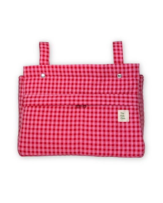 Bolso carrito Vichy Rojo y Rosa - The Kids Club