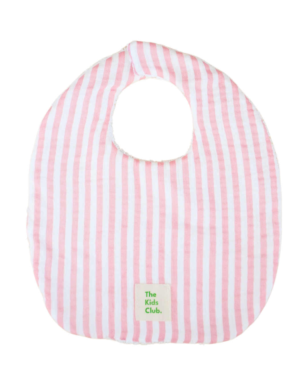 Babero Rayas Rosa - The Kids Club