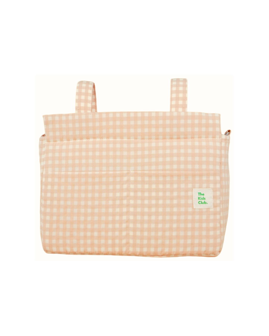 Bolso Carrito Vichy Melocotón – Ligero, Práctico y con un Color Dulce que Combina con Todo - The Kids Club