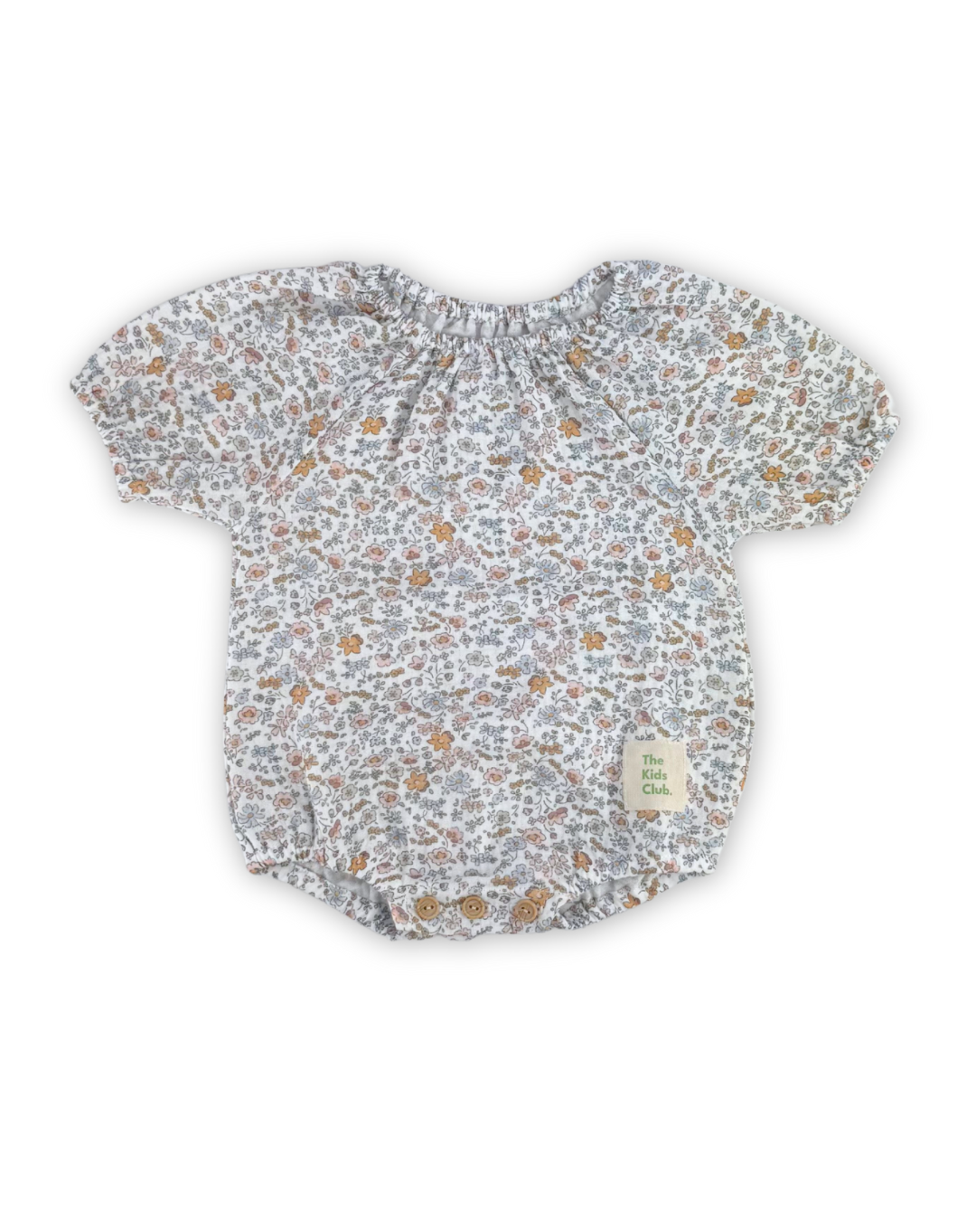 Pelele de bebé con estampado flores