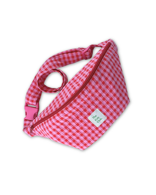 RIÑONERA ROJO Y ROSA