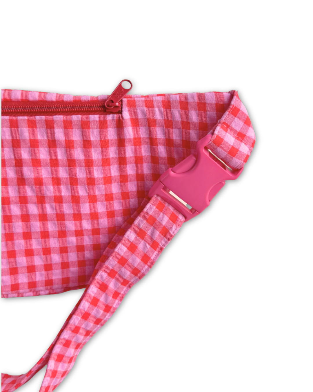 RIÑONERA VICHY ROJO ROSA KIDS