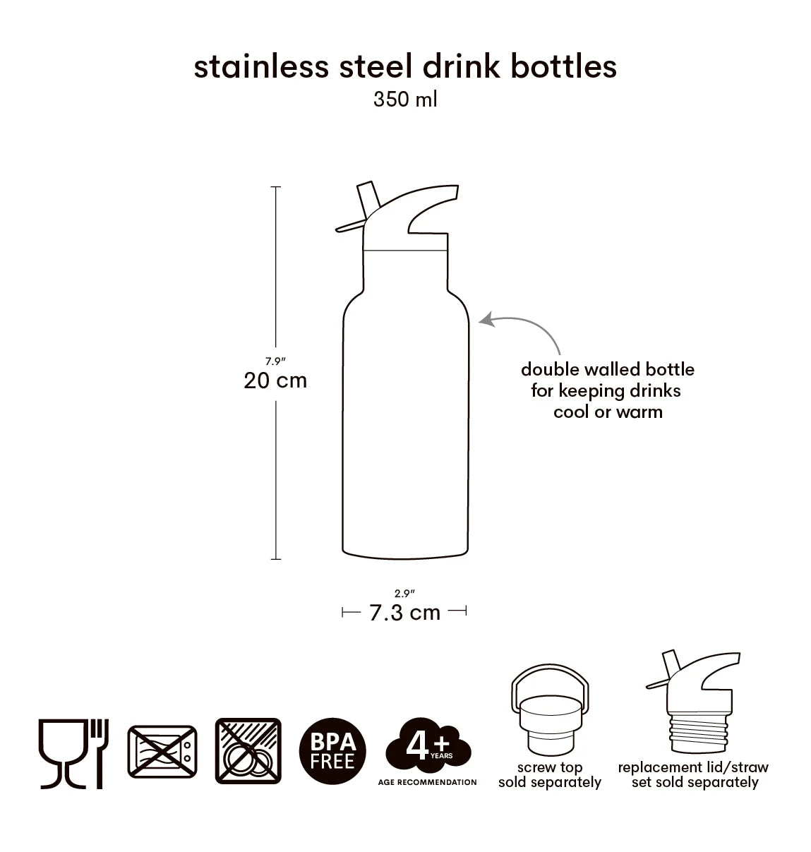 Botella Térmica - Jungla - A Little Lovely Company