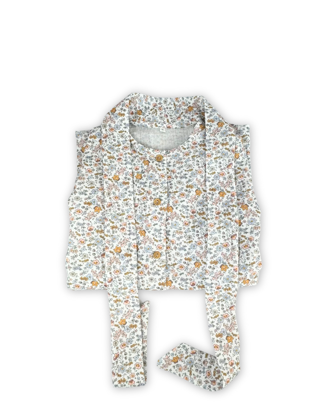 Camisa flores muselina – Mujer