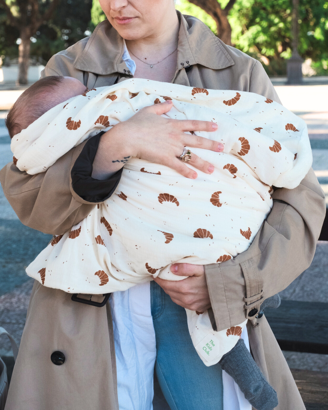 Mantita Pelo Estampado Croissant - The Kids Club
