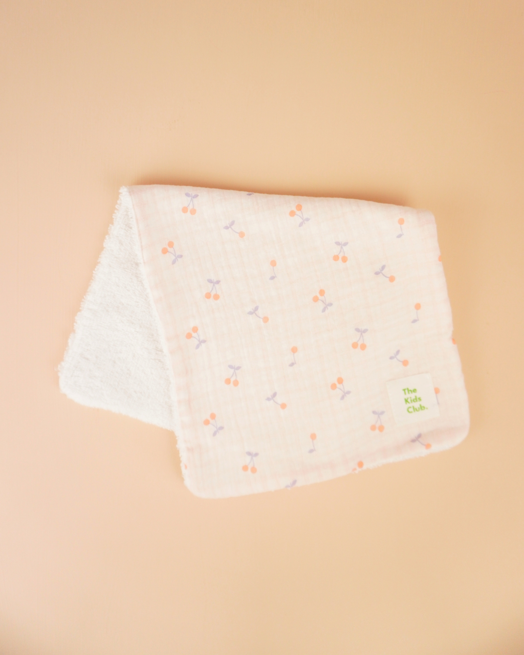Toallita Larga Estampado Cerezas - The Kids Club