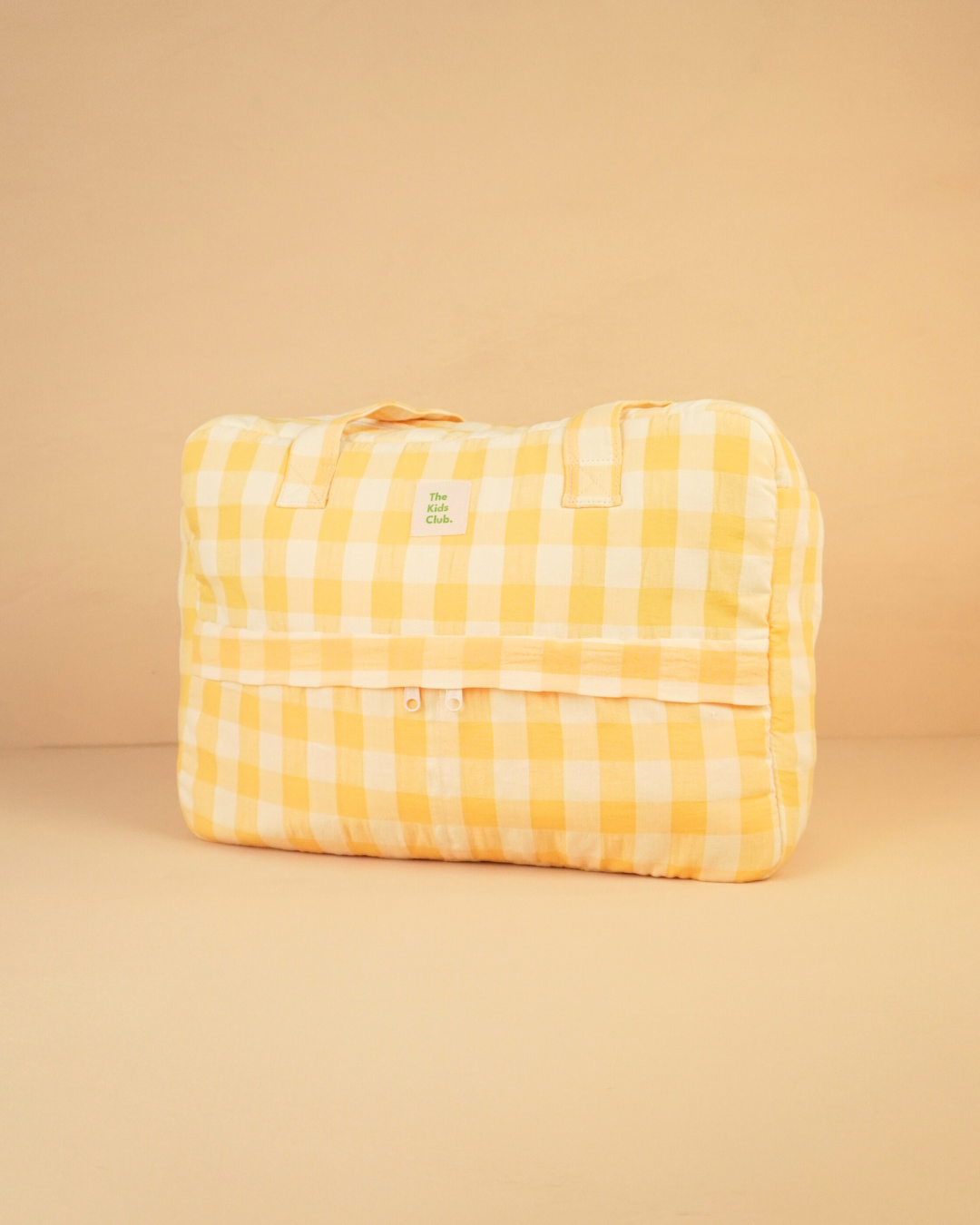 Bolso Shopper Vichy Amarilla Sunny – Ligero, espacioso y versátil - The Kids Club