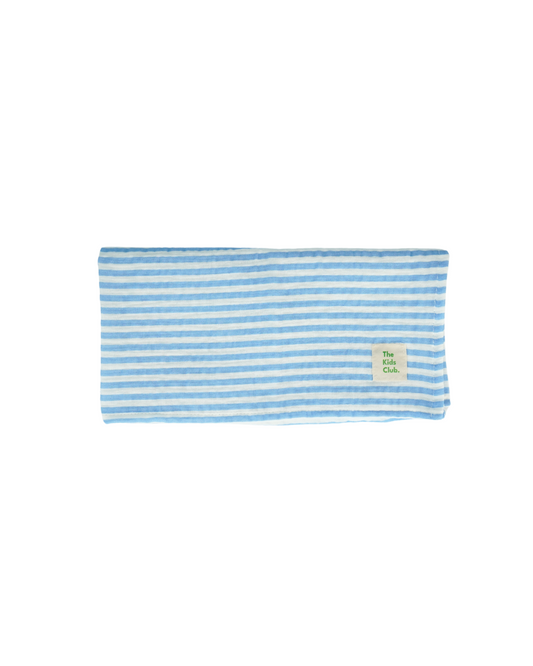 Muselina Rayas Marinera Celeste - The Kids Club