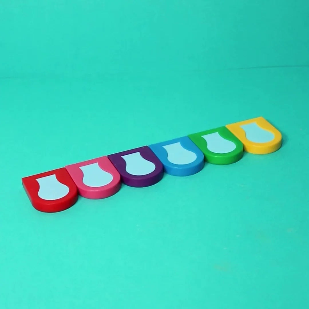 Tizas para el pelo - Arco iris - Omy
