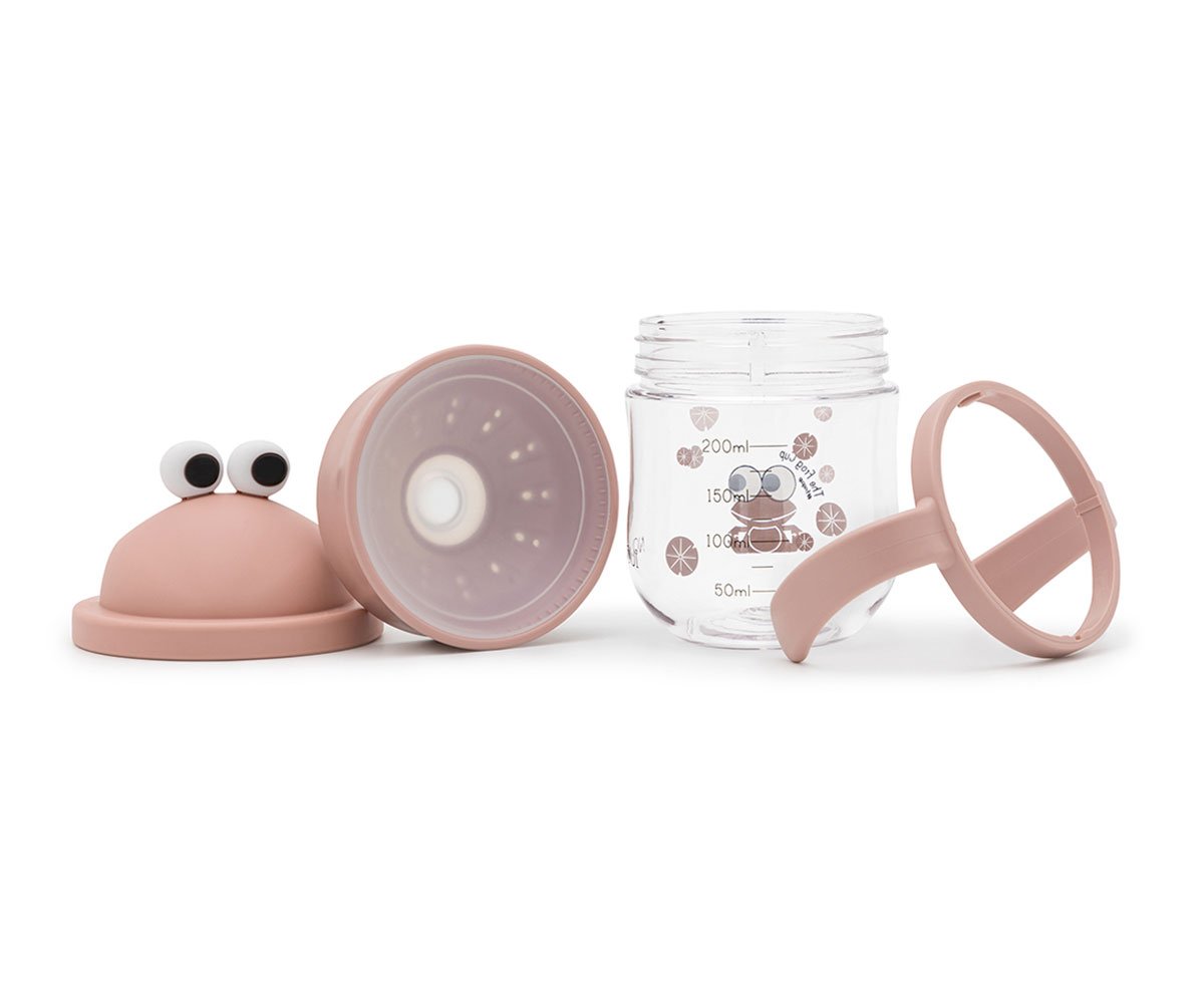 Vaso de aprendizaje 360º - Frog Rosa - Noui Noui