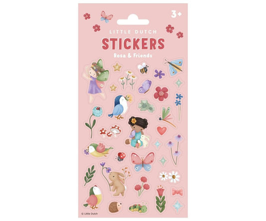 Pegatinas  - rosa & Friends - Little Dutch