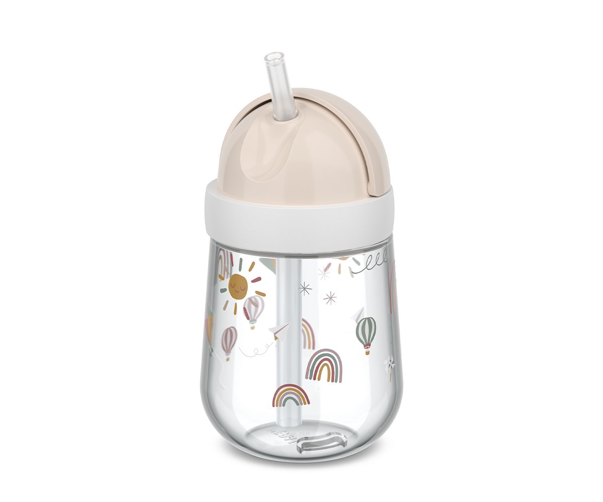 Botella con Pajita - Sunshine & Rainbow - Mepal