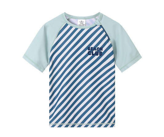Camiseta Protección Solar - Stripes Blue - Tutete - The Kids Club