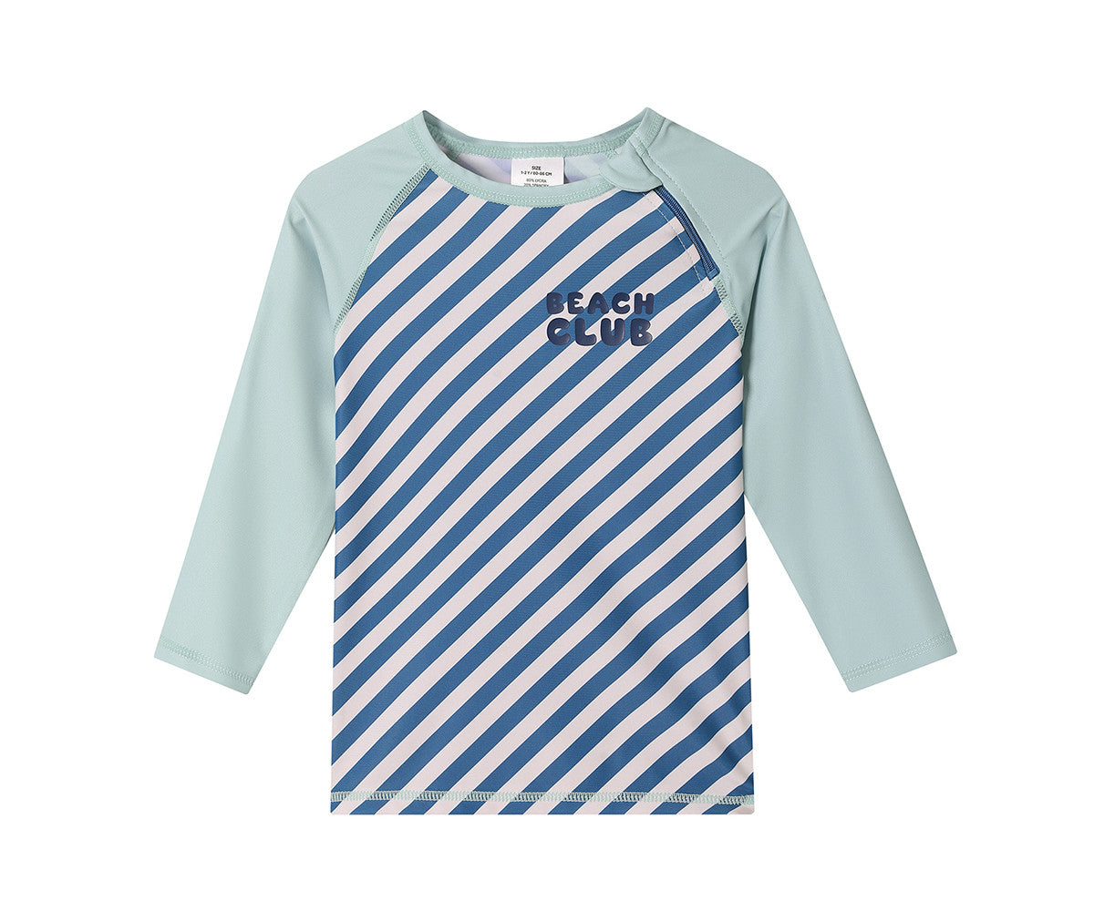 Camiseta Protección Solar  Manga Larga - Stripes Blue - Tutete
