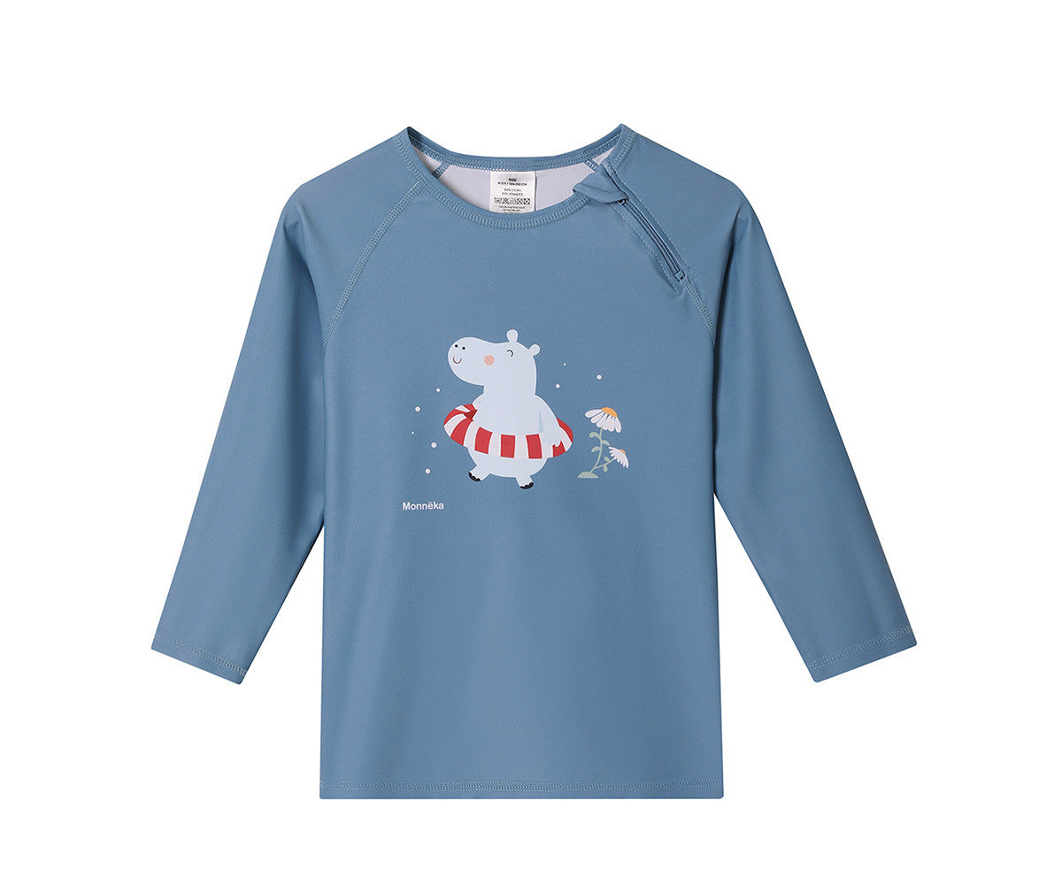 Camiseta Protección Solar Manga Larga - Hippos - Tutete