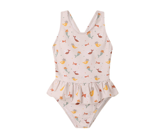 Bañador Cruzado con Volantes  - Mermaid Cats - Tutete - The Kids Club