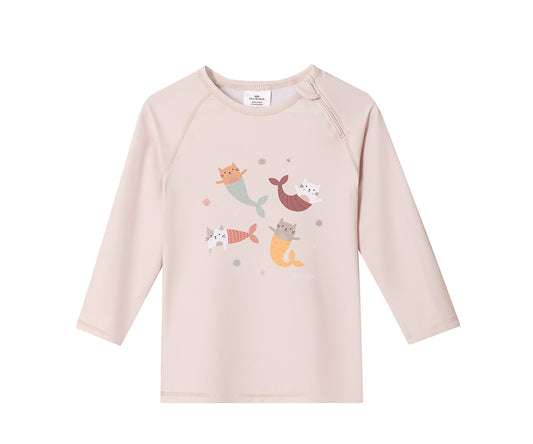 Camiseta Protección Solar  Manga Larga - Mermaid Cats - Tutete - The Kids Club