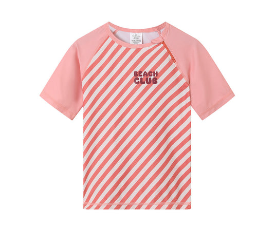 Camiseta Protección Solar  - Stripes Bloom - Tutete - The Kids Club