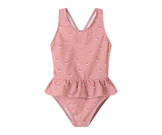 Bañador Cruzado con Volantes  - Whale Pinks - Tutete - The Kids Club