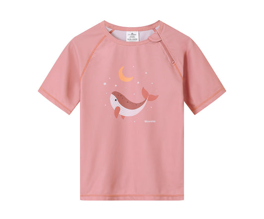 Camiseta Protección Solar - Pink Whales - Tutete - The Kids Club