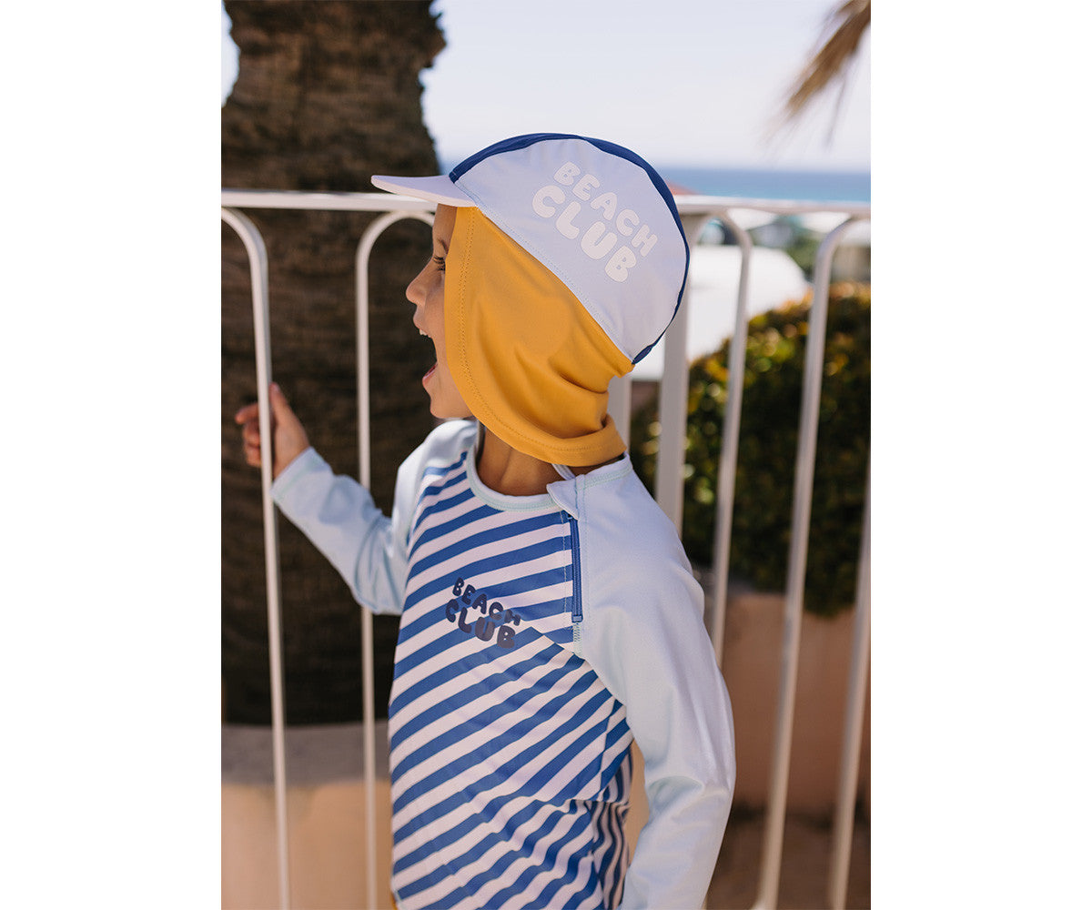 Camiseta Protección Solar  Manga Larga - Stripes Blue - Tutete