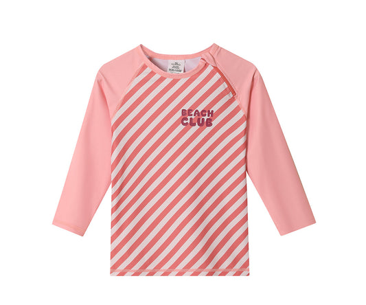 Camiseta Protección Solar  Manga Larga - Stripes Bloom - Tutete - The Kids Club