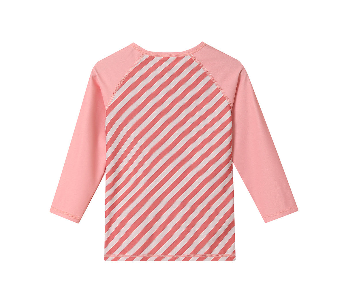 Camiseta Protección Solar  Manga Larga - Stripes Bloom - Tutete