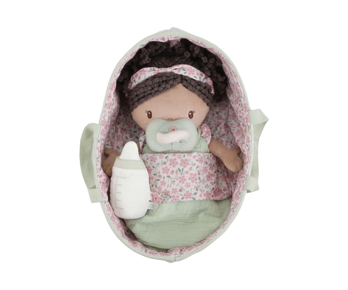 Bebé Evi Canastilla Nueva - Peluche - Little Dutch