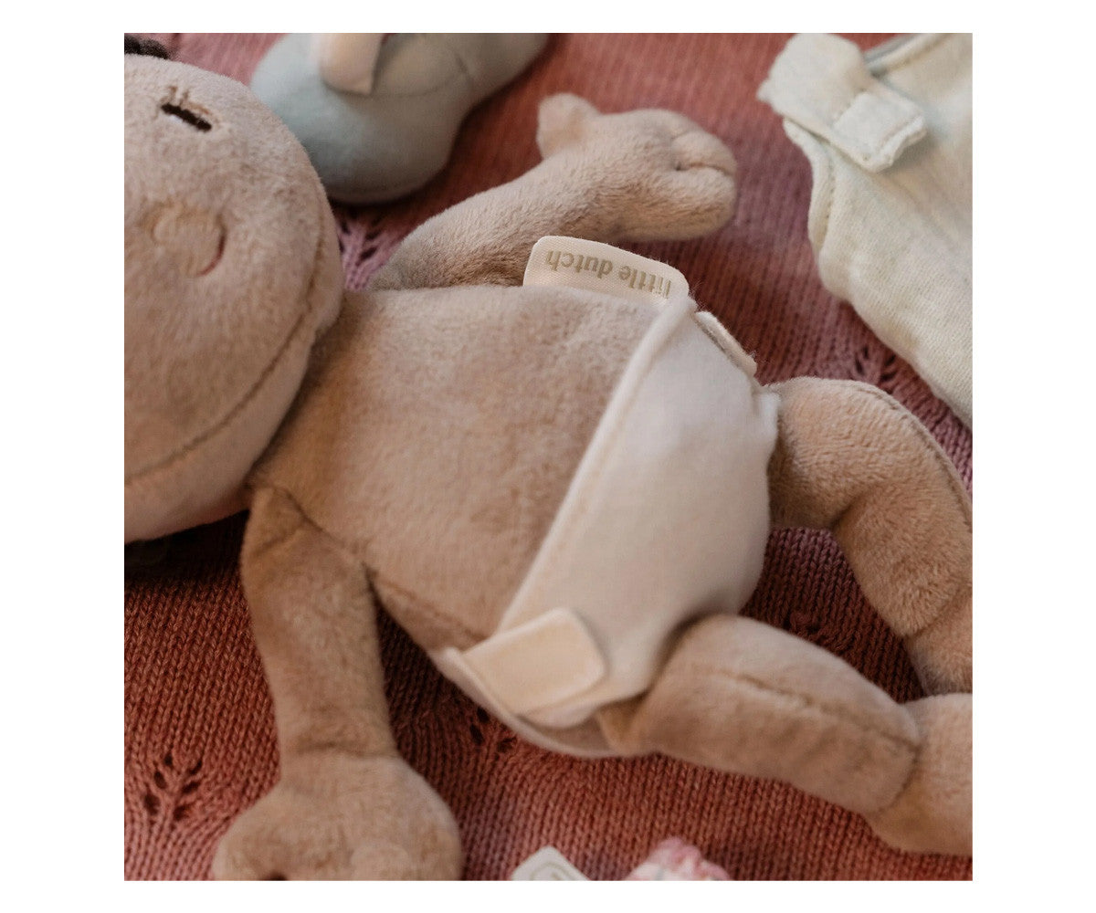 Bebé Evi Canastilla Nueva - Peluche - Little Dutch
