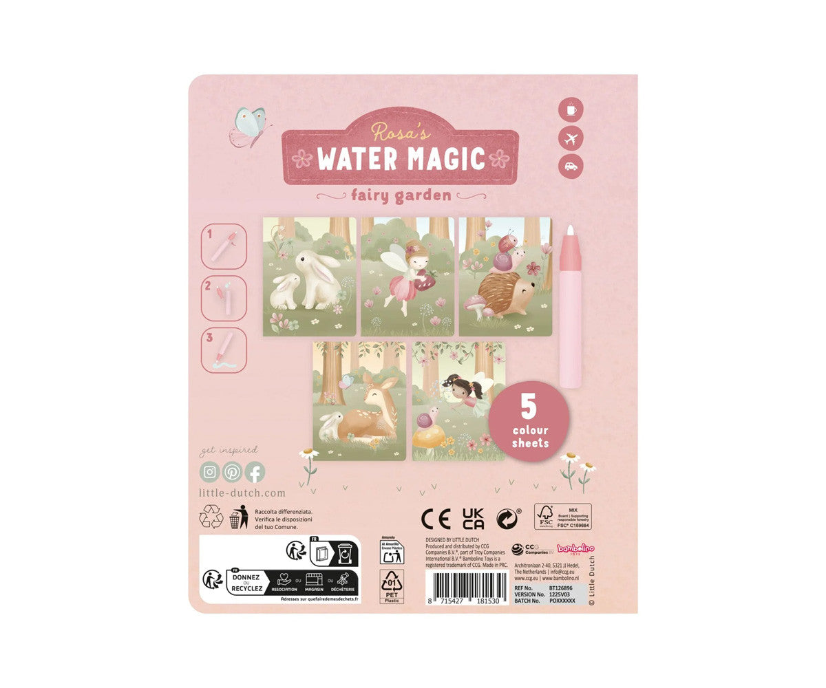 Libro Mágico Colorear - Fairy Garden - Little Dutch