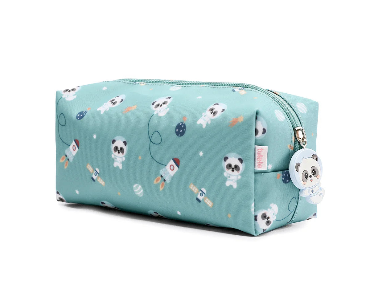 Estuche Escolar Infantil - Pandas in Space - Tutete