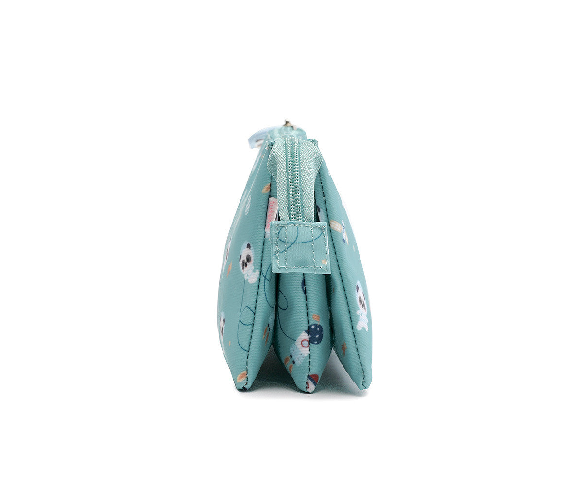 Estuche 3 Compartimentos - Pandas in Space - Tutete - The Kids Club