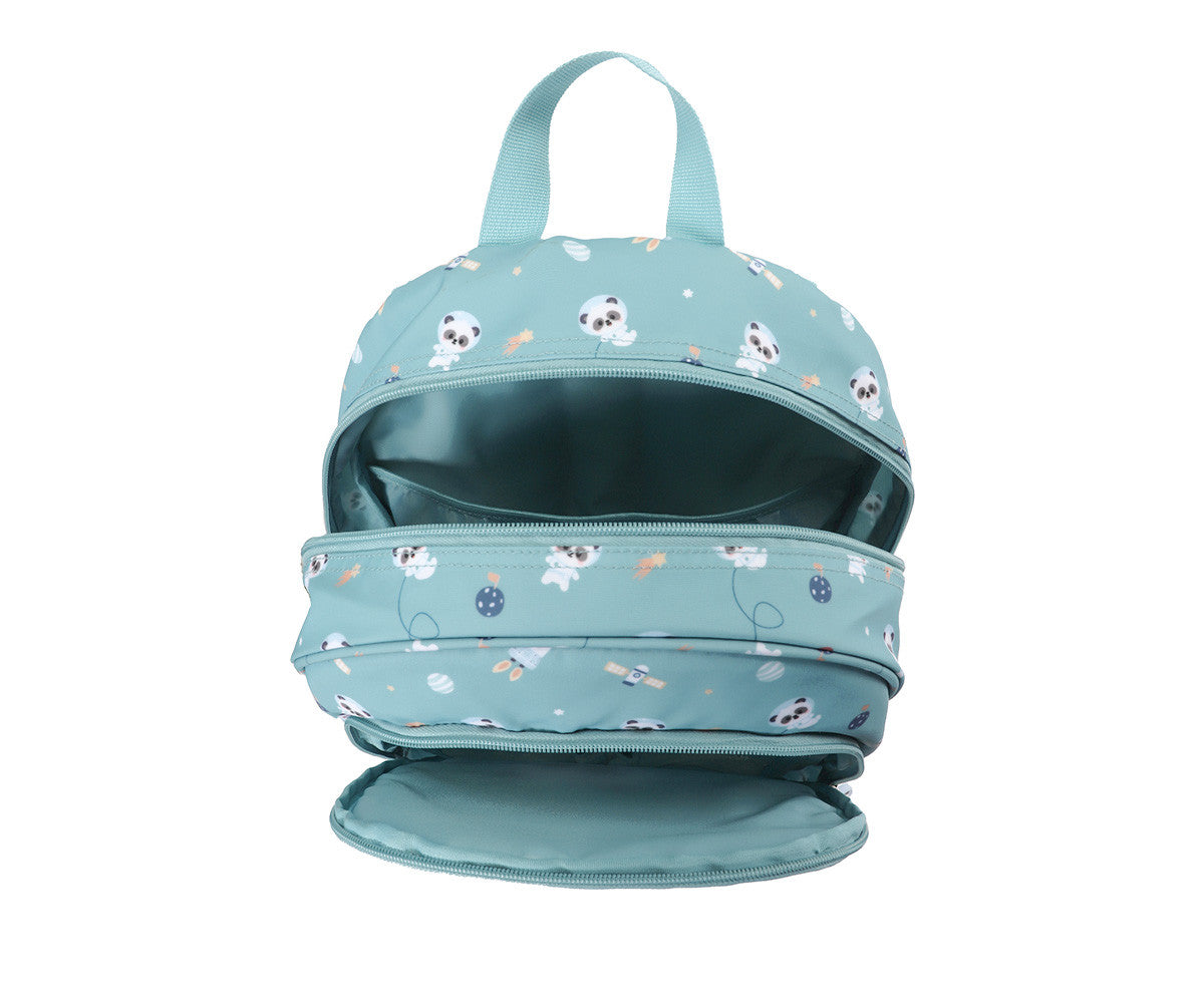 Mochila Escolar Mediana - Pandas in Space - Tutete