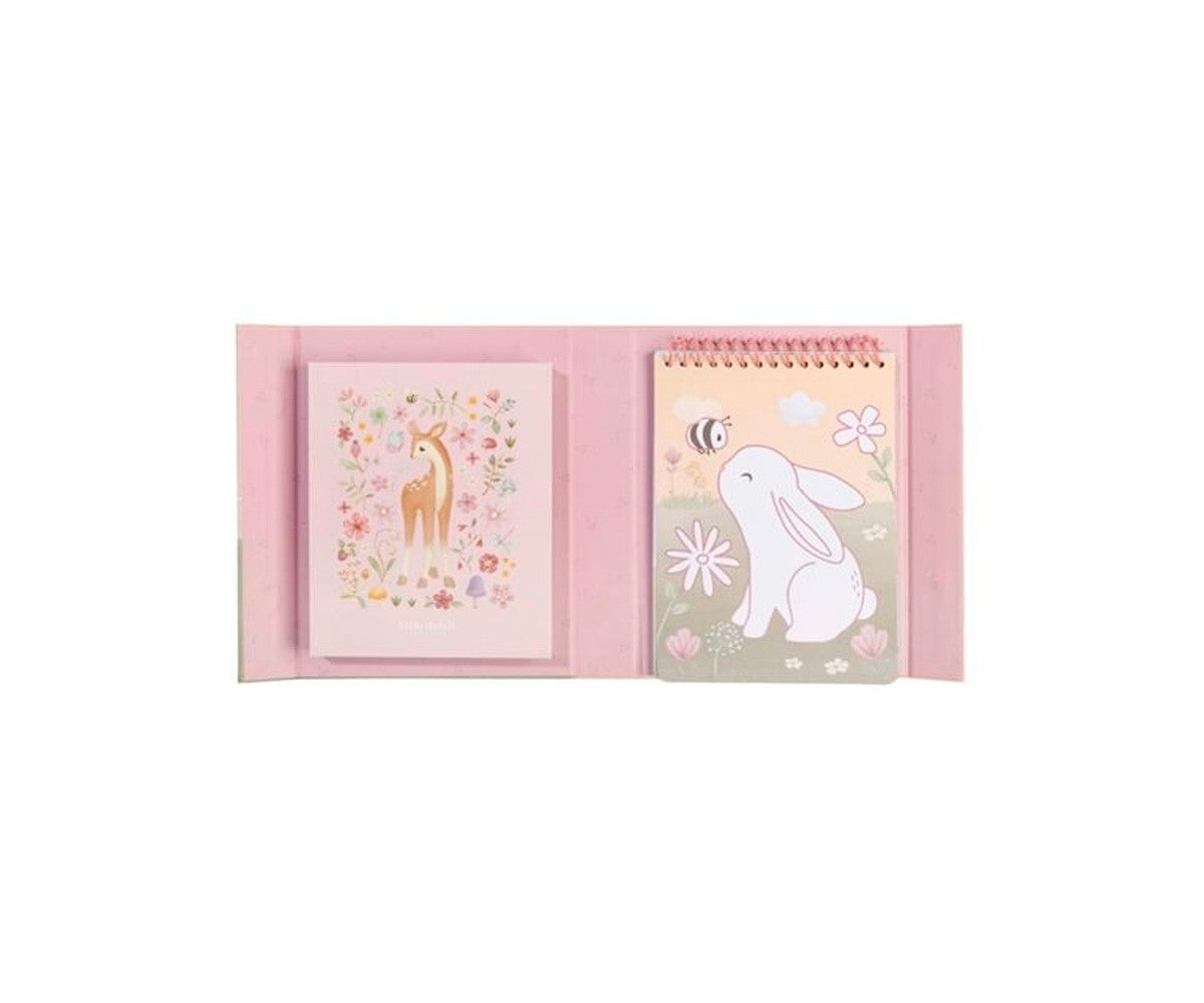 Set para Colorear - Rosa Fairy Garden - Little Dutch