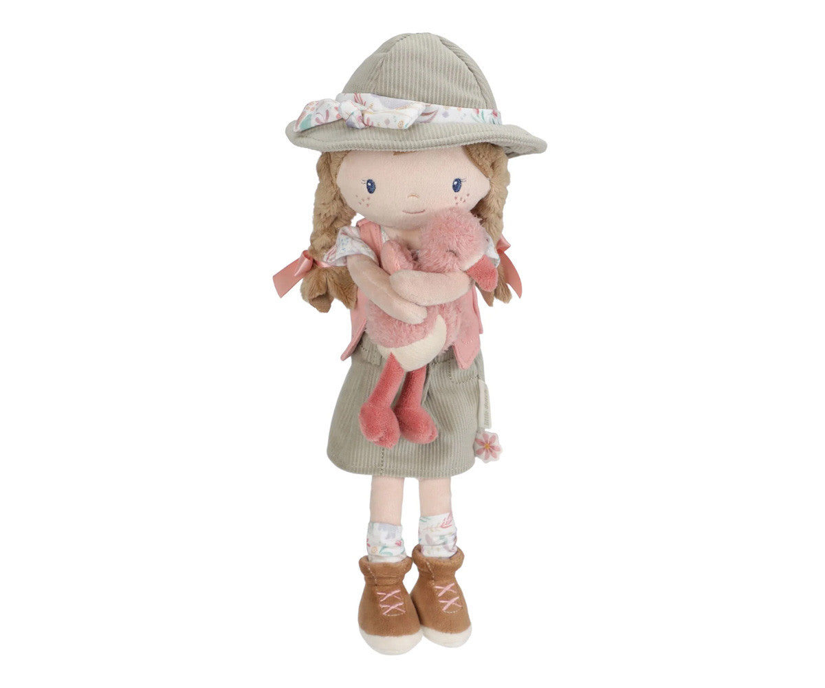 Muñeca Blandita Exploradora Rosa - Peluche - Little Dutch