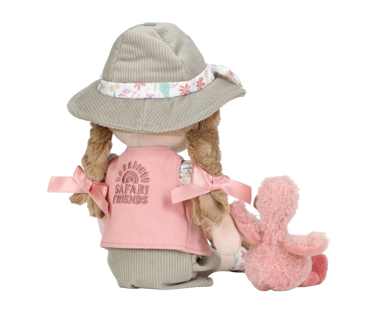 Muñeca Blandita Exploradora Rosa - Peluche - Little Dutch