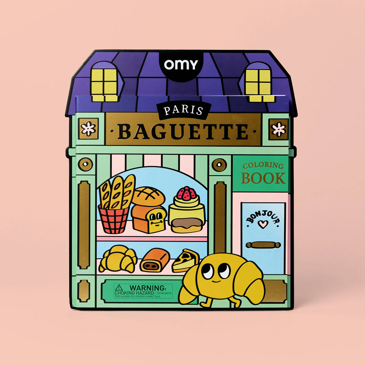 Libro para colorear - Baguet francés - Omy