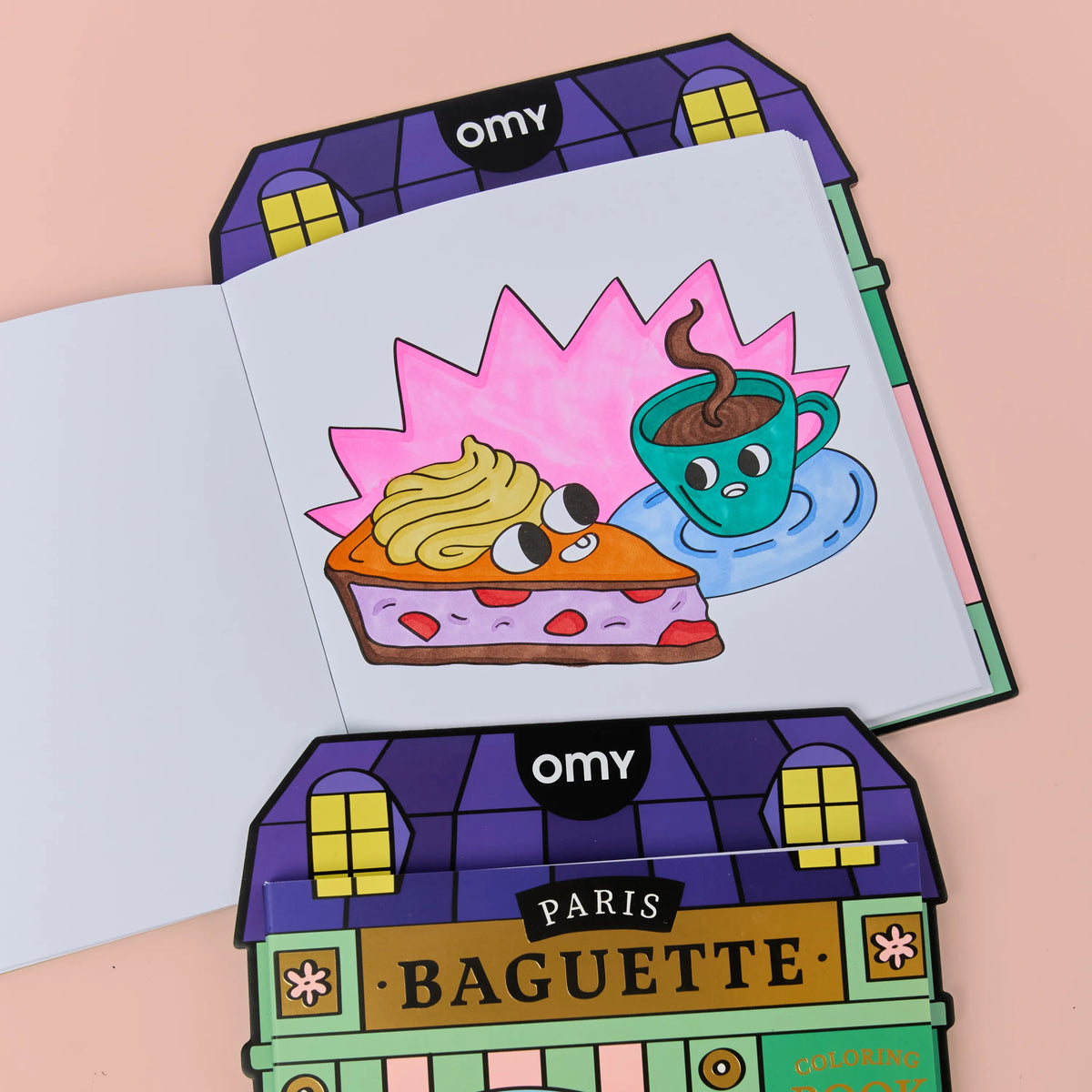 Libro para colorear - Baguet francés - Omy