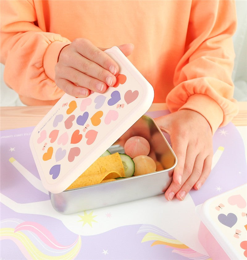 Caja Almuerzo Acero - Corazón - A Little Love Company