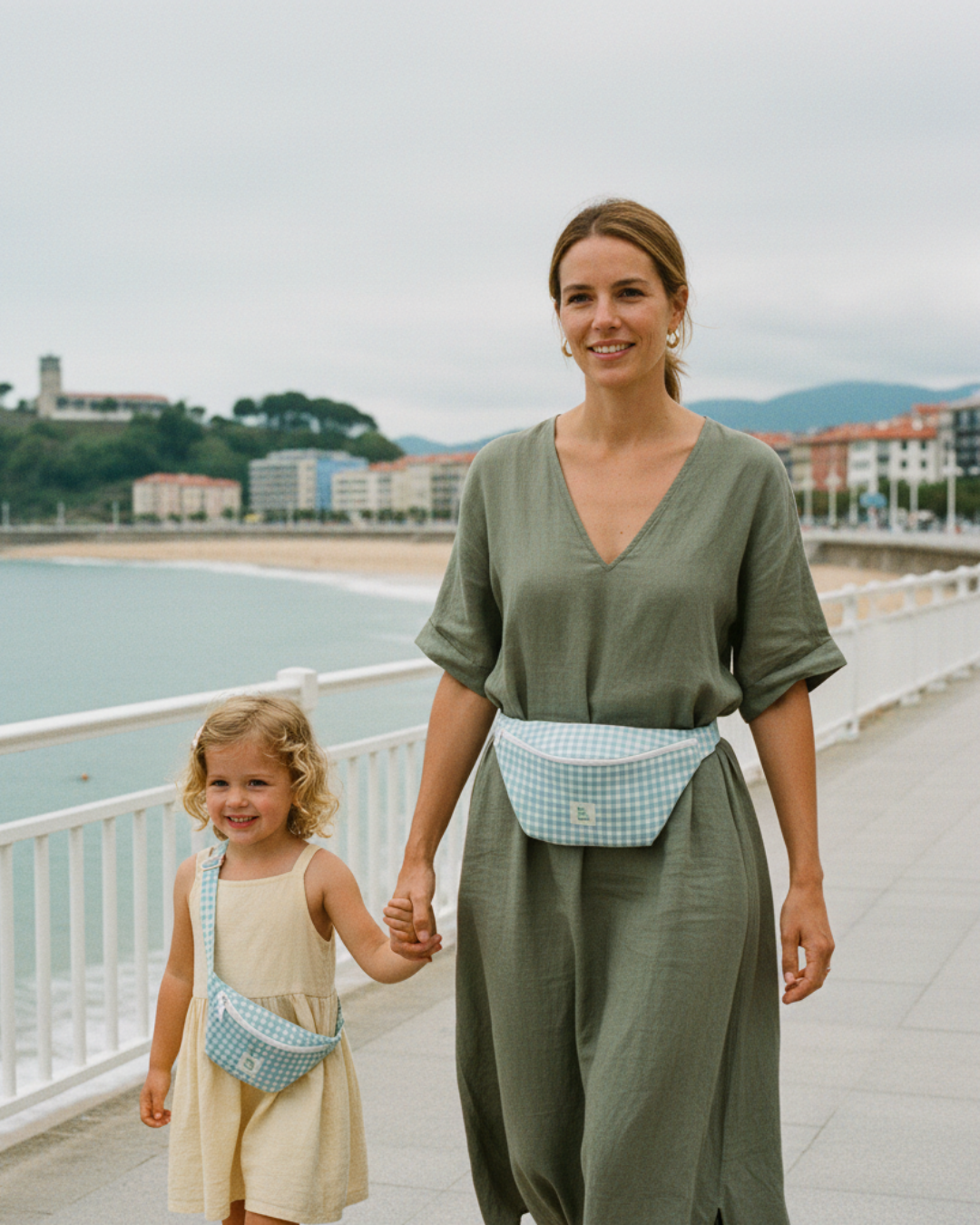 Pack Riñoneras Mamá & Kids – Vichy Acqua